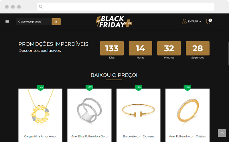 Função de contagem regressiva utilizando as técnicas de marketing gatilhos mentais
